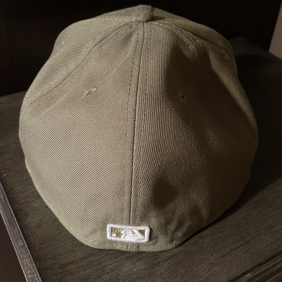Green? 7 3/4 new era yankee. Never worn. Was a wrong size gift. - Picture 2 of 3